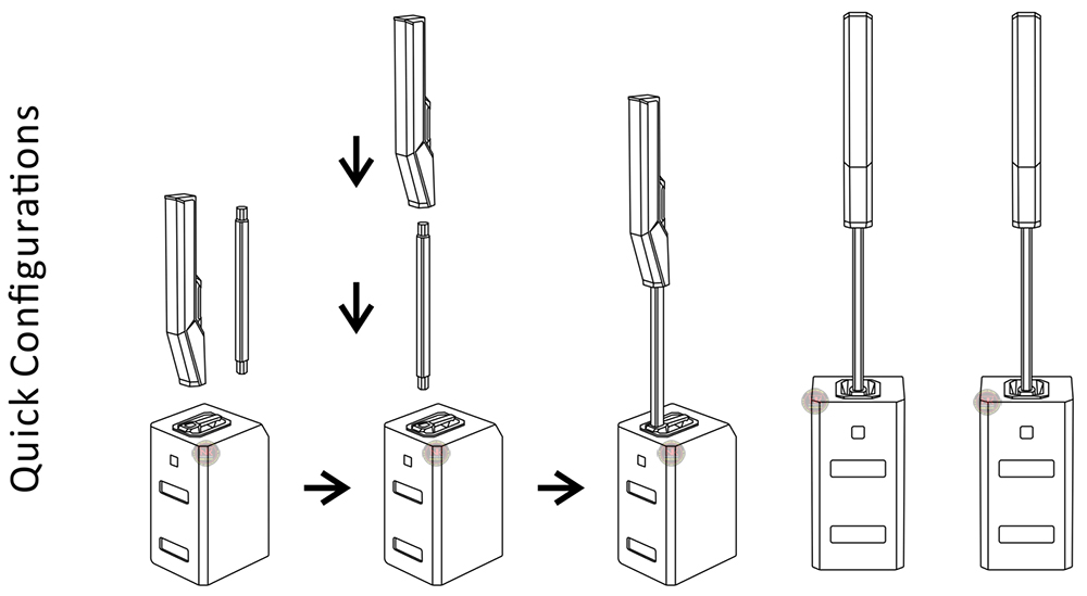 Loa cột Array Bosa S1200